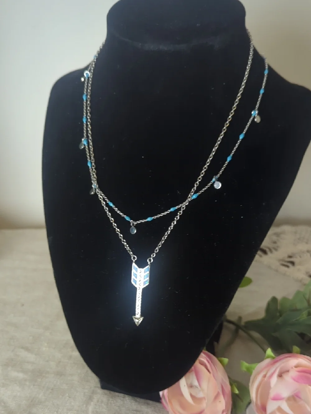 Montana Silversmiths Arrow Necklace Coastal Cowgirl With Layering Necklace
